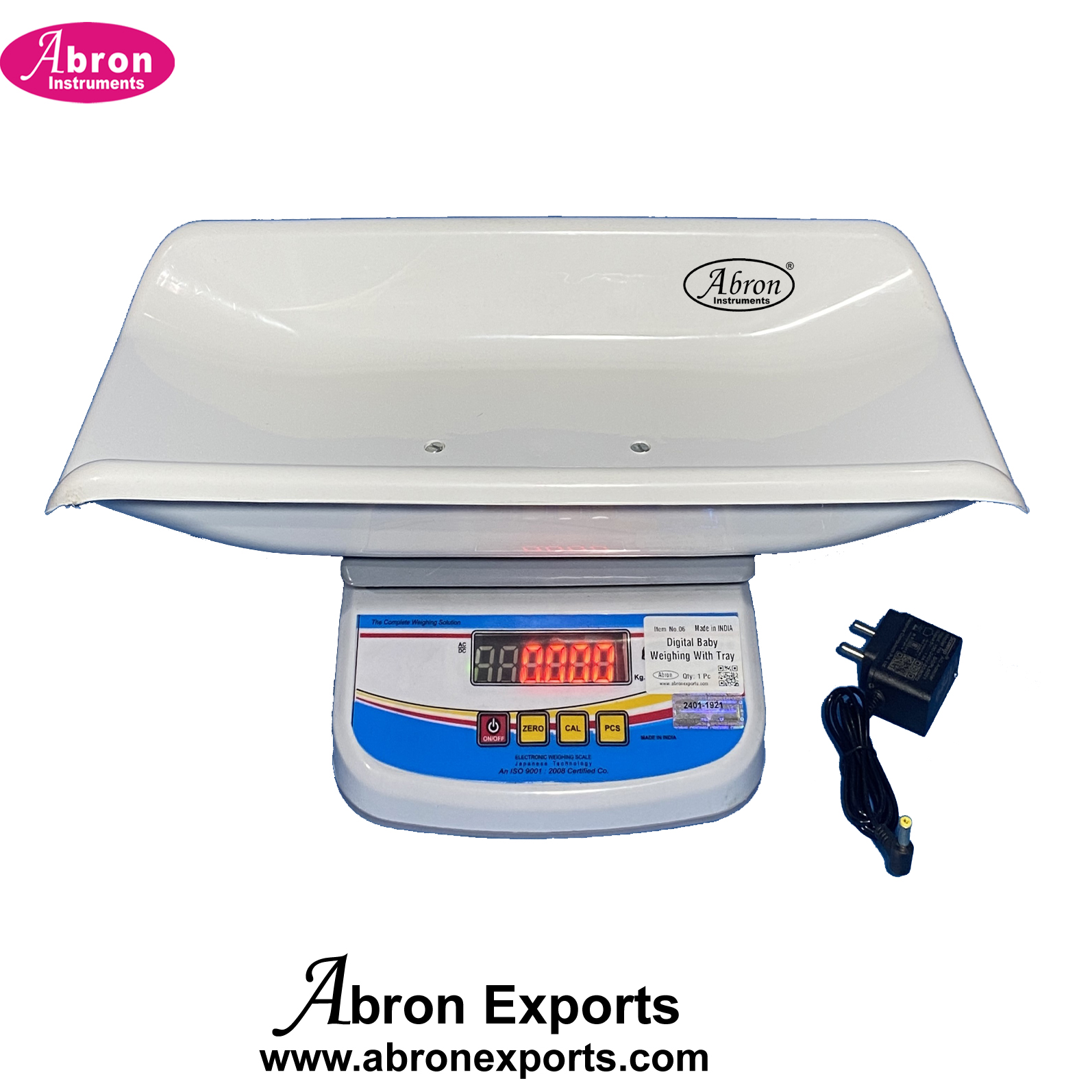 Baby Weighing Scale Digital LED 30kg 1gm Infant Tray Balance Weight Length New Born Cell Electric Abon ABM-3255BDL 